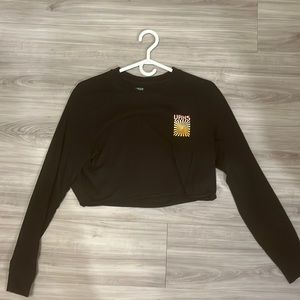 Vans cropped long sleeve shirt